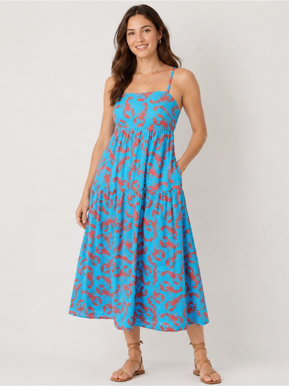 J. Crew Lobster Print Dress